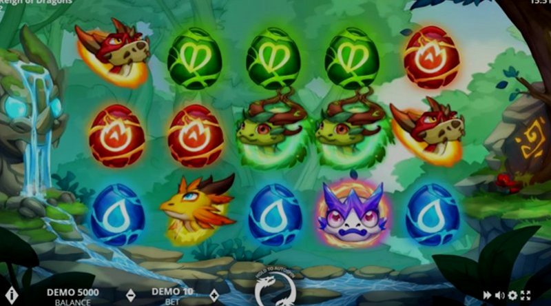Играть Reign of Dragons от Evoplay в казино 1Win