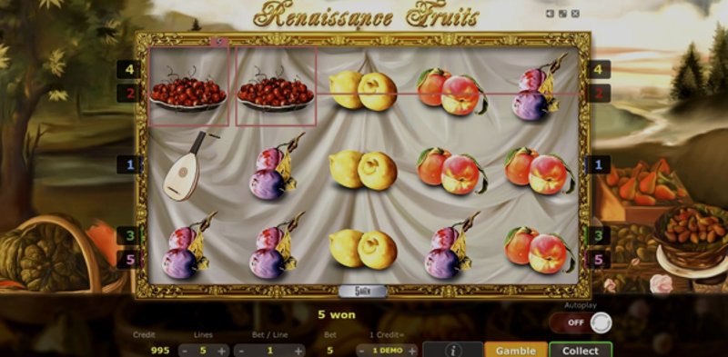 Играть Renaissance Fruits от 5 Men Gaming в казино 1Win