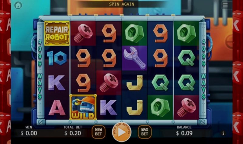 Играть Repair Robot от Kagaming в казино 1Win