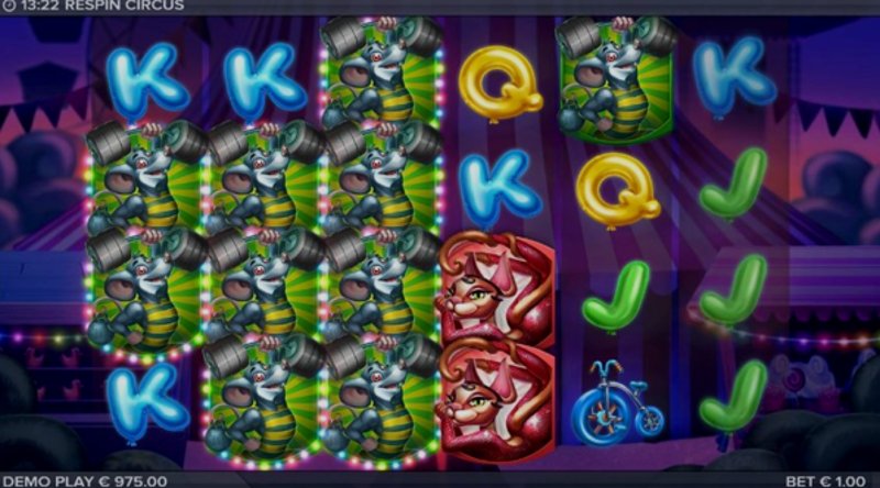Играть Respin Circus от Elk в казино 1Win