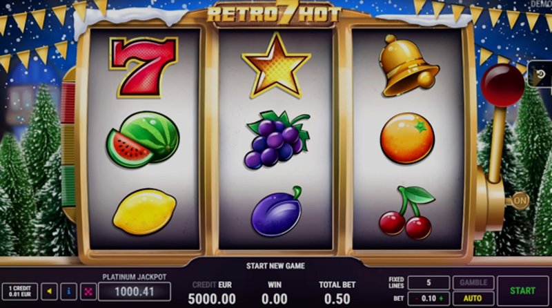 Играть Retro 7 Hot Christmas от Fazi в казино 1Win