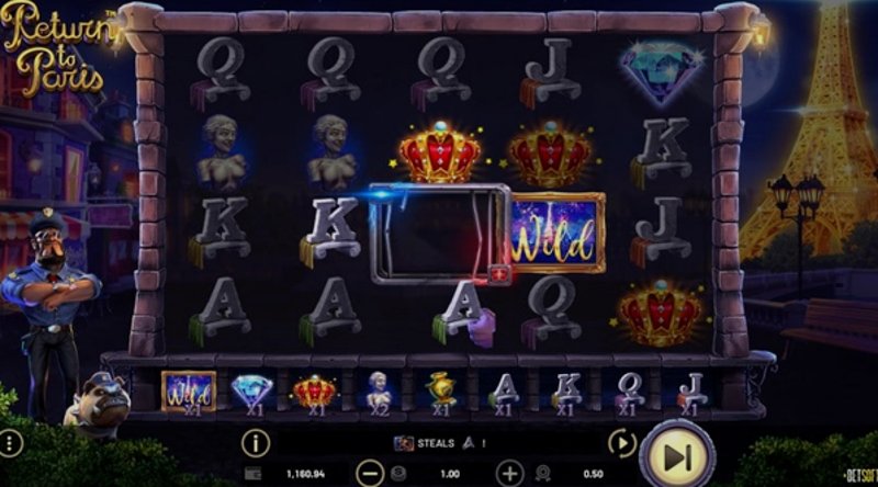 Играть Return to Paris от Betsoft в казино 1Win