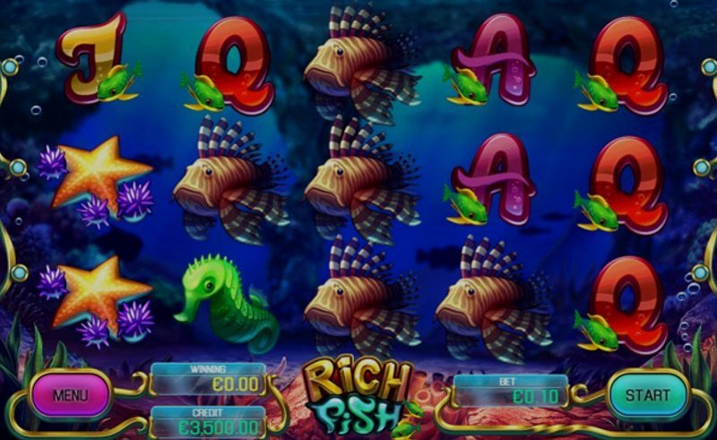 Играть Rich Fish от Apollo Play в казино 1Win