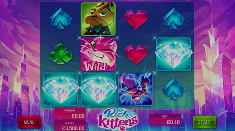 Играть Rich Kittens от Apollo Play в казино 1Win