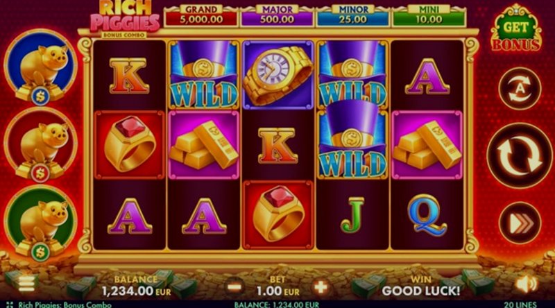 Играть Rich Piggies: Bonus Combo от Netgame в казино 1Win