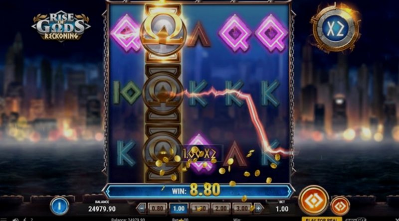 Играть Rise of Gods Reckoning от Playn Go в казино 1Win