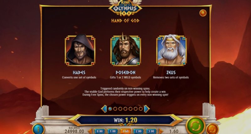 Играть Rise of Olympus 100 от Playn Go в казино 1Win