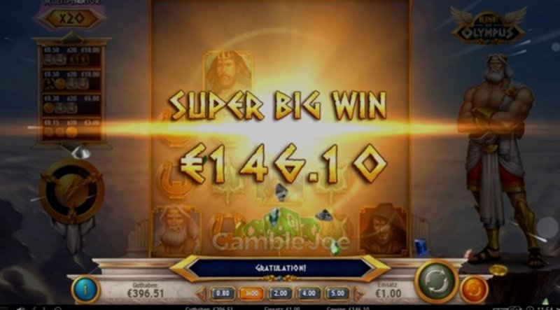 Играть Rise of Olympus от Playn Go в казино 1Win