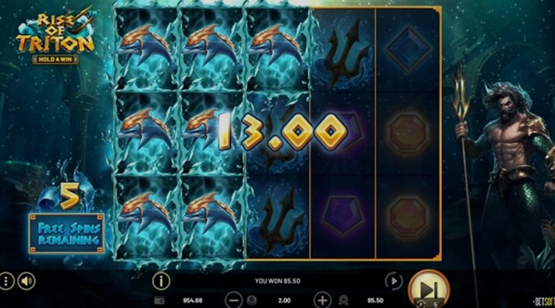 Играть Rise of Triton от Betsoft в казино 1Win