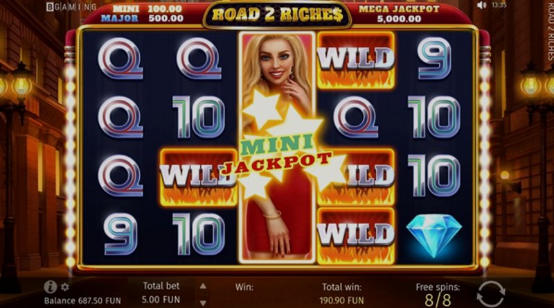 Играть Road 2 Riches от Bgaming в казино 1Win