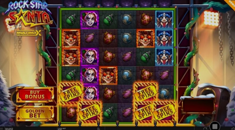 Играть Rock Star Santa MultiMax от Yggdrasil в казино 1Win
