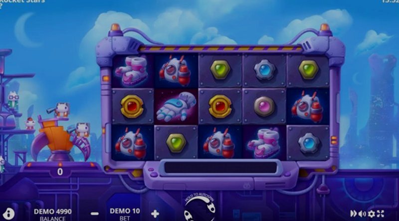 Играть Rocket Stars от Evoplay в казино 1Win