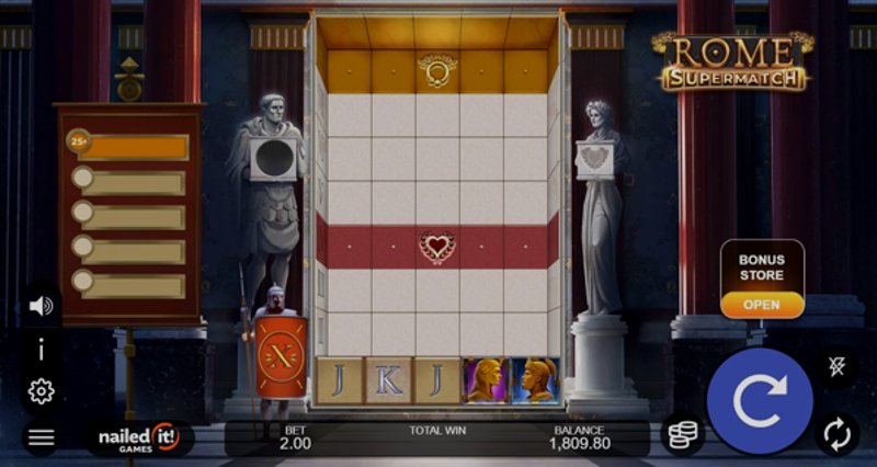 Играть Rome Supermatch от Microgaming в казино 1Win