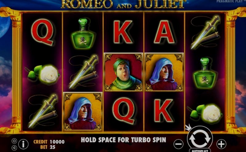 Играть Romeo and Juliet от Pragmatic в казино 1Win