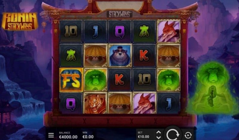 Играть Ronin Stackways от Hacksaw в казино 1Win