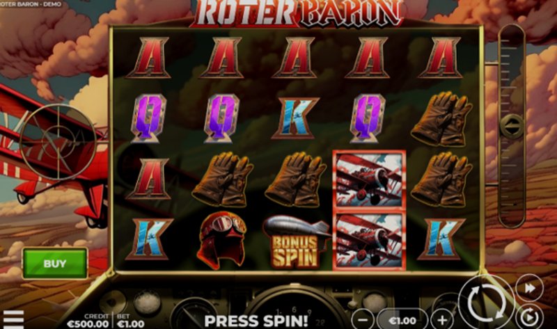 Играть Roter Baron от Hollegames в казино 1Win