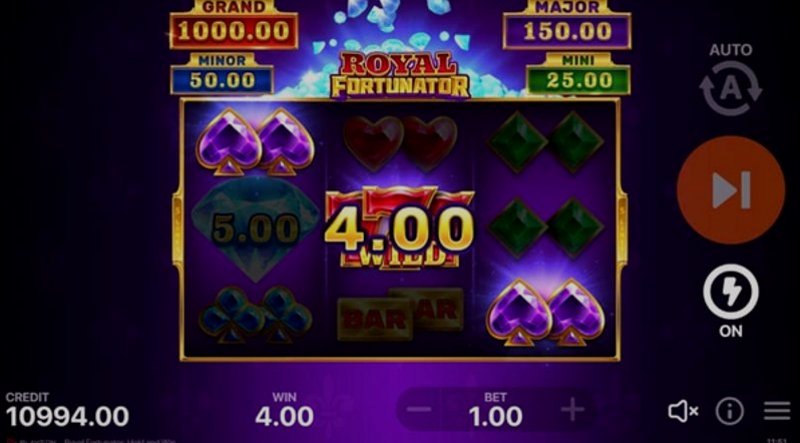 Играть Royal Fortunator: Hold and Win от Playson в казино 1Win