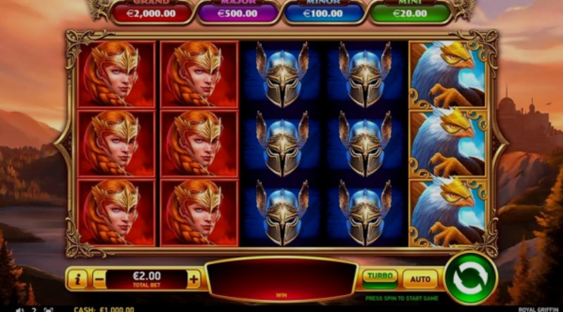 Играть Royal Griffin от Rubyplay в казино 1Win