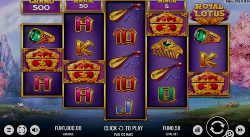 Играть Royal Lotus от Platipus в казино 1Win
