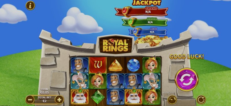 Играть Royal Rings от Skywind в казино 1Win