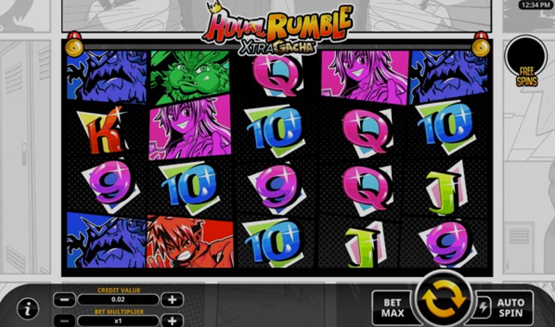 Играть Royal Rumble XtraGacha от Swintt в казино 1Win