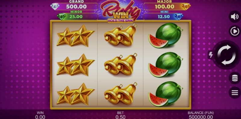 Играть Ruby Win: Hold The Spin от Gamzix в казино 1Win