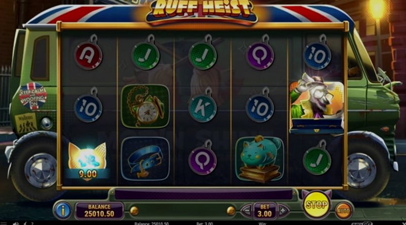 Играть Ruff Heist от Playn Go в казино 1Win