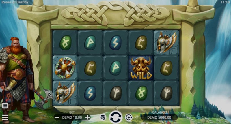 Играть Runes Of Destiny от Evoplay в казино 1Win