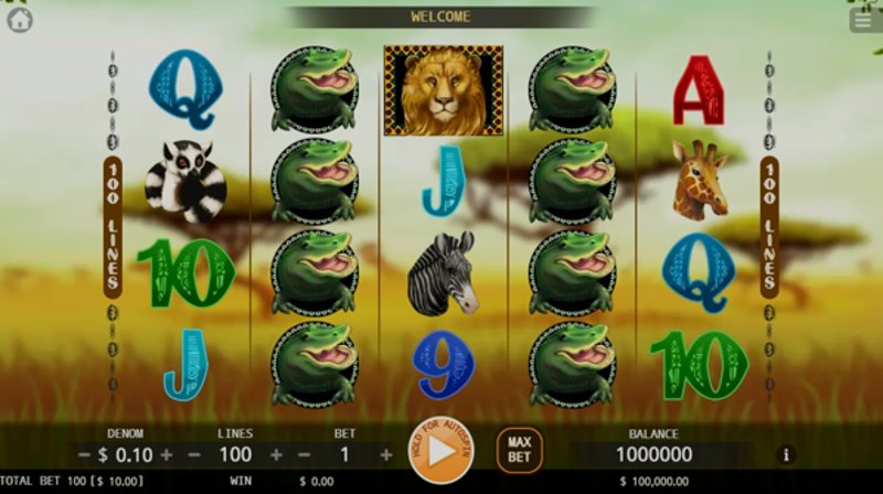 Играть Safari Slots от Kagaming в казино 1Win