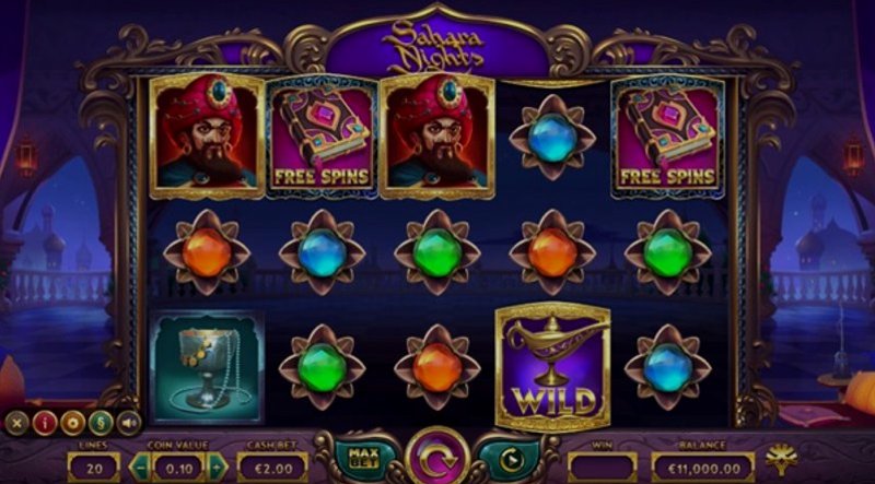 Играть Sahara Nights от Yggdrasil в казино 1Win