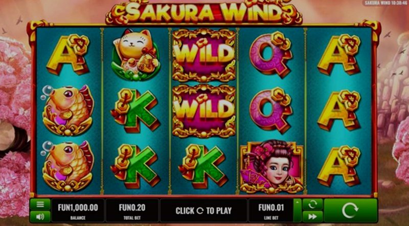 Играть Sakura Wind от Platipus в казино 1Win