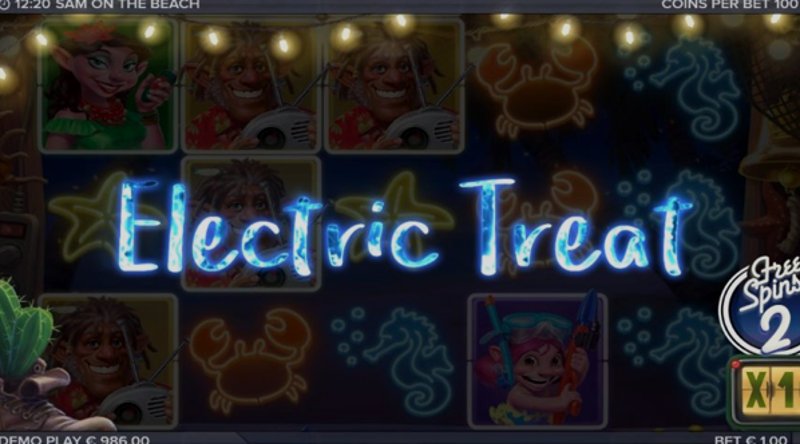 Играть Sam on the Beach от Elk в казино 1Win