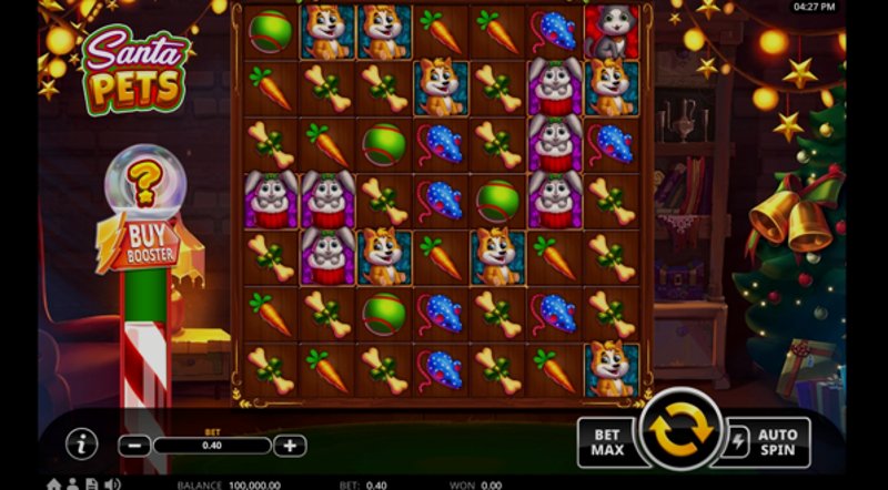 Играть Santa Pets от Swintt в казино 1Win