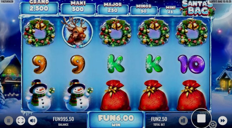 Играть Santa’s Bag от Platipus в казино 1Win