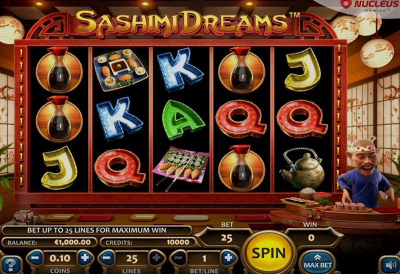 Играть Sashimi Dreams от Nucleus Gaming в казино 1Win