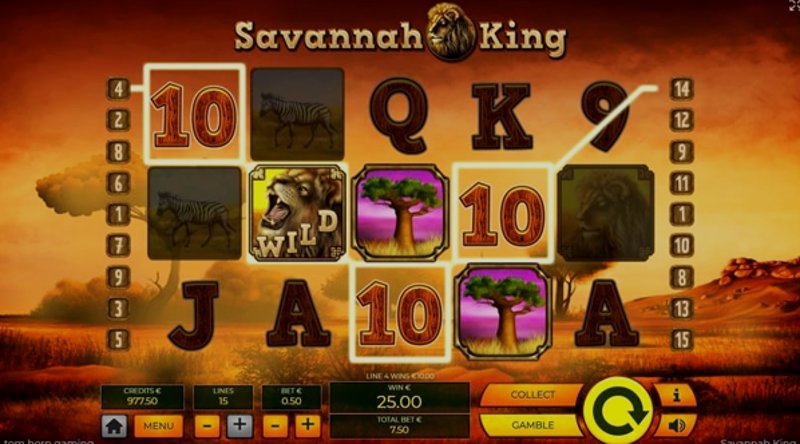 Играть Savannah King от Tomhorngaming в казино 1Win