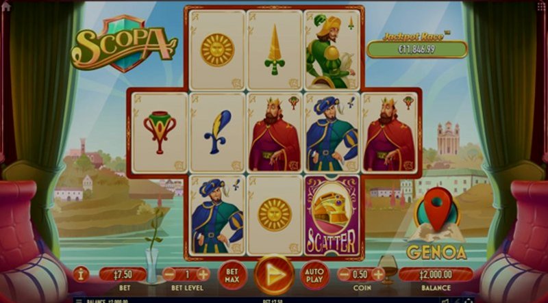 Играть Scopa от Habanero в казино 1Win