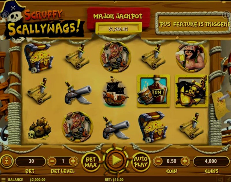 Играть Scruffy Scallywags от Habanero в казино 1Win