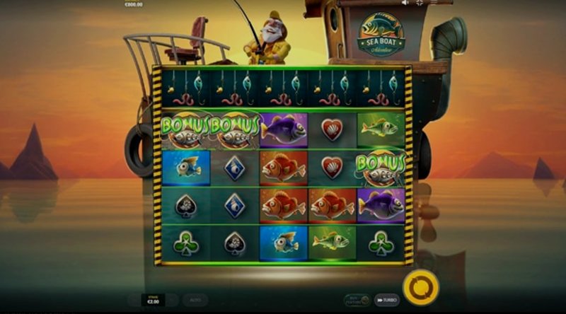 Играть Sea Boat Adventure от Red Tiger в казино 1Win
