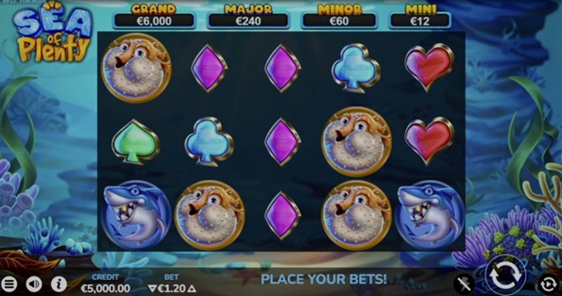 Играть Sea of Plenty от Bluehorn в казино 1Win