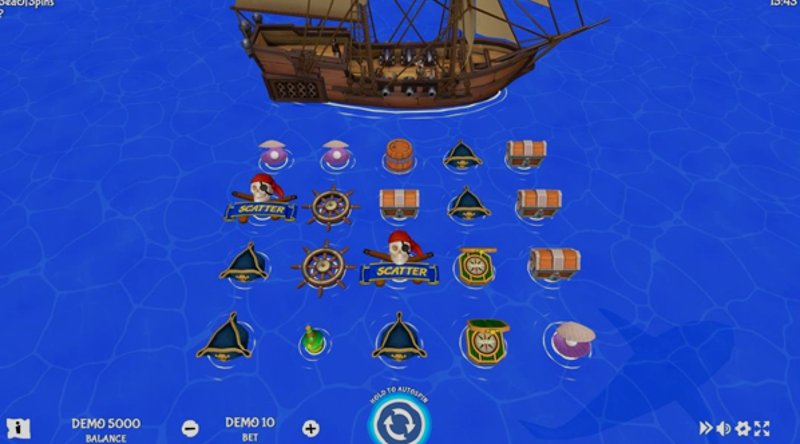 Играть Sea of Spins от Evoplay в казино 1Win