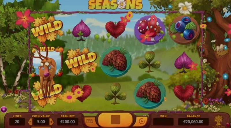Играть Seasons от Yggdrasil в казино 1Win