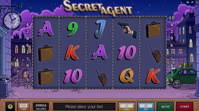 Играть Secret Agent от Kagaming в казино 1Win