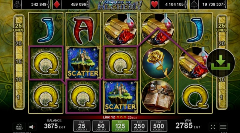 Играть Secrets of Alchemy от Amusnet Interactive в казино 1Win