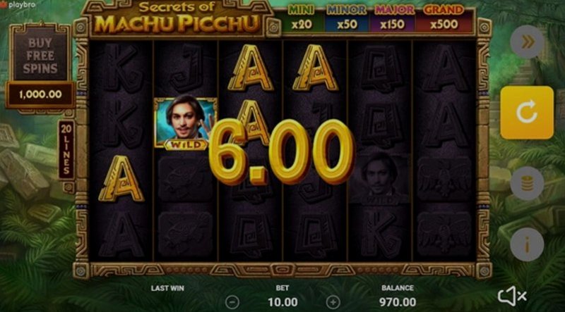 Играть Secrets of Machu Picchu от Playbro в казино 1Win