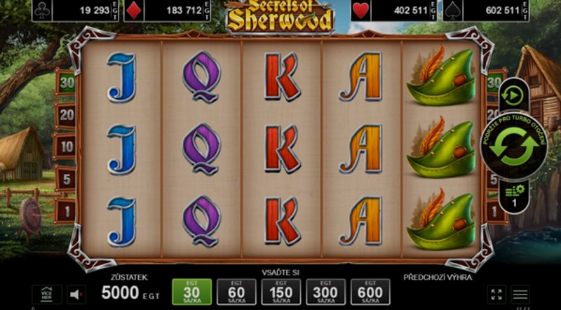 Играть Secrets of Sherwood от Amusnet Interactive в казино 1Win
