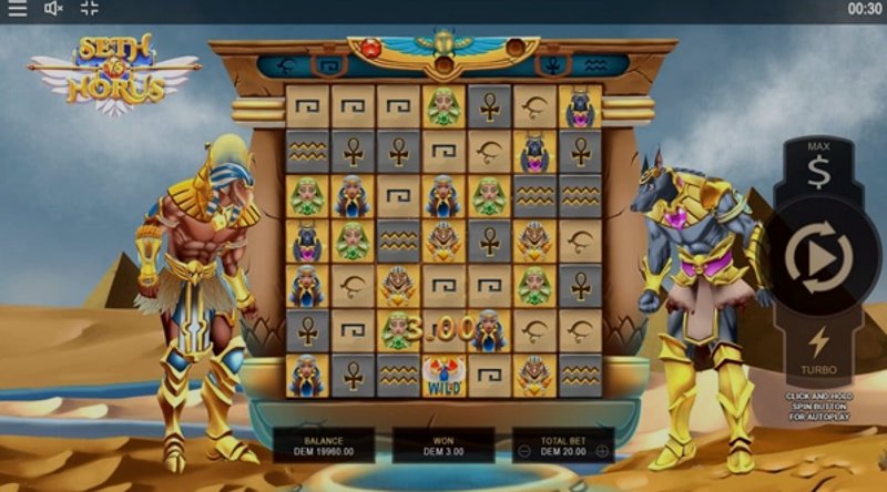 Играть Seth vs Horus от Mancala Gaming в казино 1Win