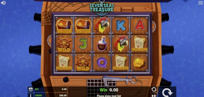 Играть Seven Seas Treasure от Crazy Bilions в казино 1Win