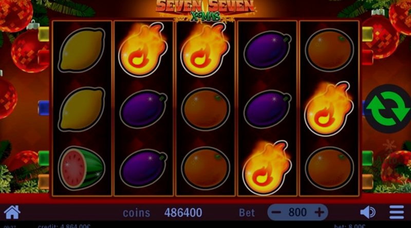 Играть Seven Seven Xmas от Swintt в казино 1Win