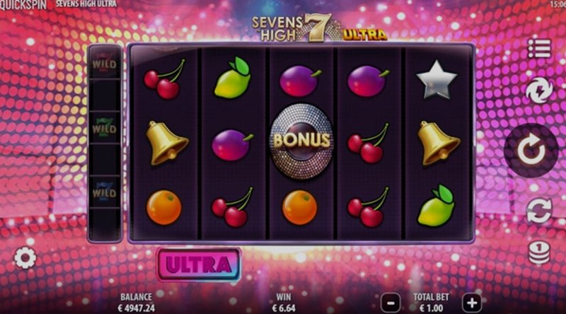 Играть Sevens High от Quickspin в казино 1Win